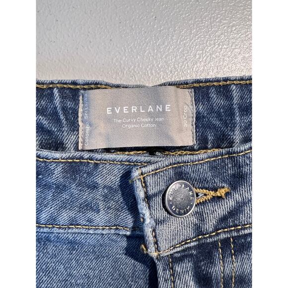 NWT Everlane Jeans Curvy Cheeky Straight Denim Organic Cotton Sustainable Fall - Picture 6 of 7